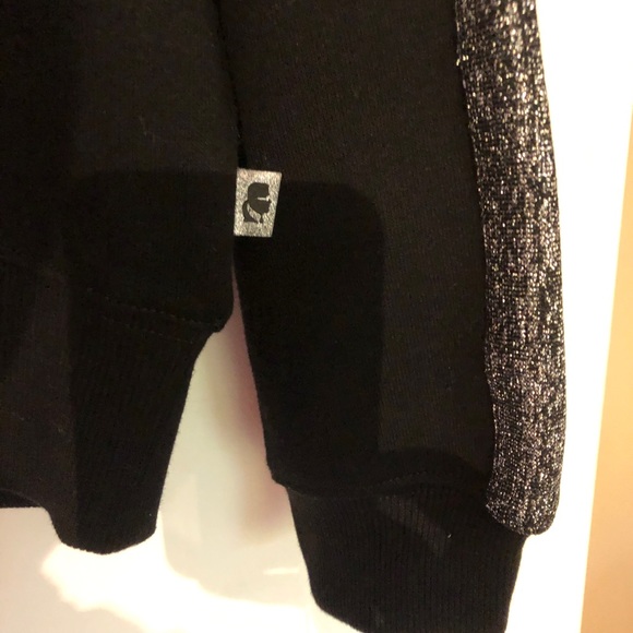Karl Lagerfeld black crew neck- Size M - Picture 4 of 8